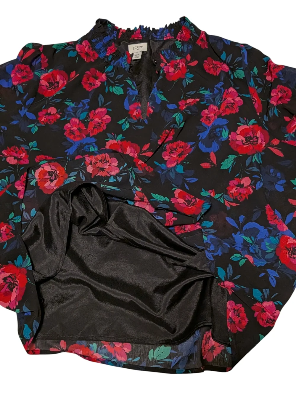 J. Crew Floral Blouse